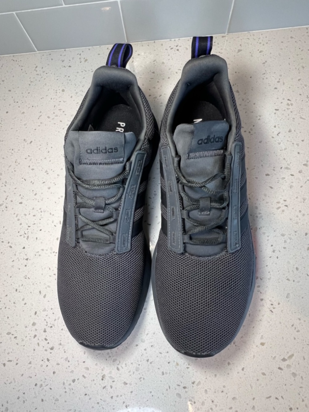 Adidas Racer TR21 Primegreen Cloud Foam Running Shoes Gray Black Sneaker Sz 11.5 - Picture 3 of 14